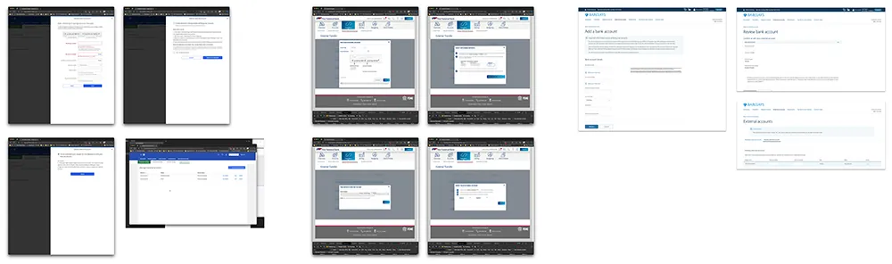 Bank institutions linking accounts
